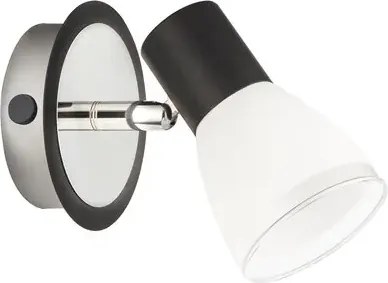 Rabalux beltéri fali lámpa e14 15w fekete/fehér ati