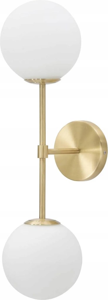 Fali lámpa 2 db Glamy Doppia gömbbel