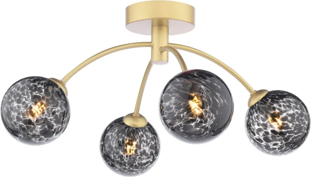 Dar Lighting modern mennyezeti lámpa izzy csiszolt arany darizz0435-21