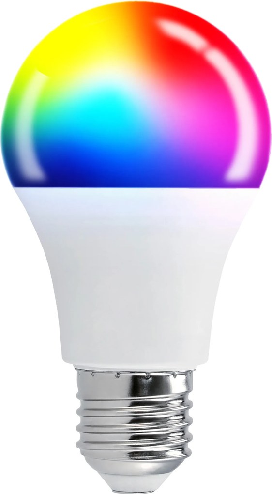 Led izzó E27 Rgb Cct Fehér WiFi Tuya Smart 806lm Rgbw 220-240V 9W