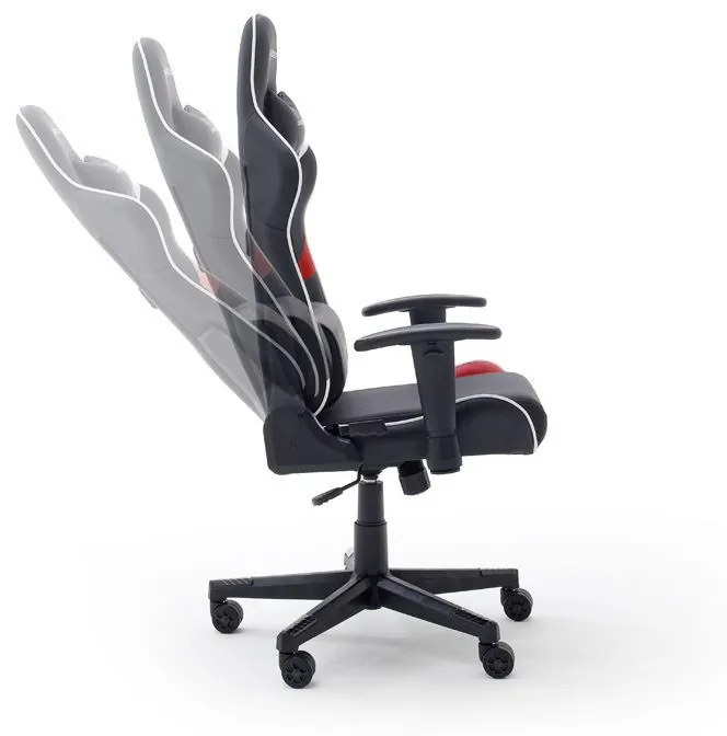 DX Racer forgószék P188 piros fekete