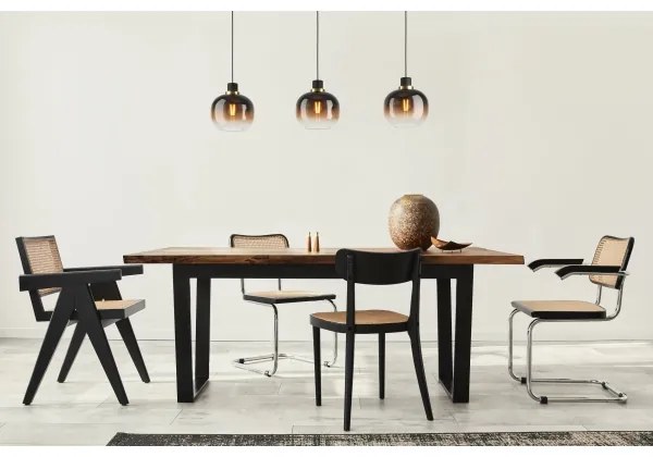 Eglo 99615 - OILELLA 3xE27/40W/230V barna függeszték kábellel