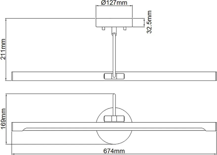 ELSTEAD ALTON-PL-L-BB ALTON Képmegvilágító lámpa Sárgaréz LED IP20