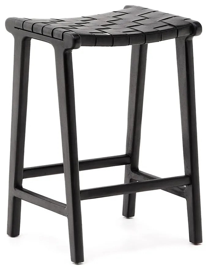 Fekete mahagóni fa bárszék Calixta – Kave Home