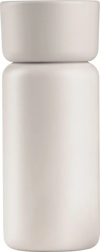 Bézs rozsdamentes acél termobögre 400 ml Singles – Zone