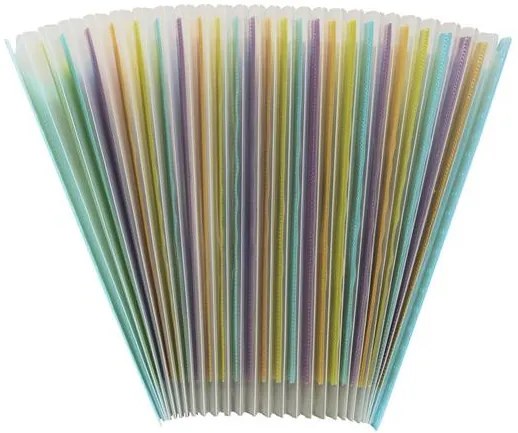 Harmonika irattartó, A4, PP, 24 rekeszes, EXACOMPTA Pop'NCo, ciánkék (EX55199E)