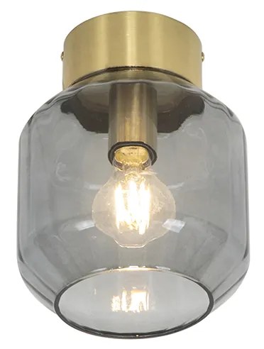 Okos mennyezeti lámpa sárgarézzel és füstüveggel, beleértve a Wifi A60-at - Stiklo