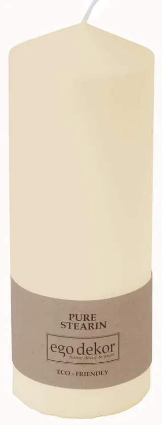 Top krémszínű gyertya, égési idő 50 óra - Rustic candles by Ego dekor