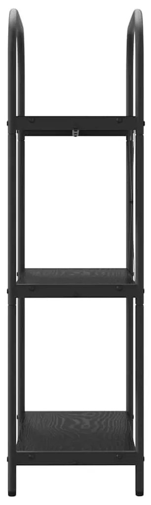 Könyvespolc Musta tammi 60 x 30 x 109 cm Faanyag