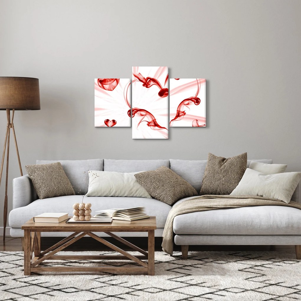Szív a füstből képe (90x60 cm)