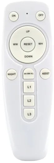 LED Felületre szerelhető csillár SIENA LED/72W/230V fehér + távirányítás