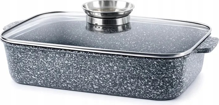 Márvány serpenyő Aroma Knob 3,2L fedéllel Edenberg sütéshez