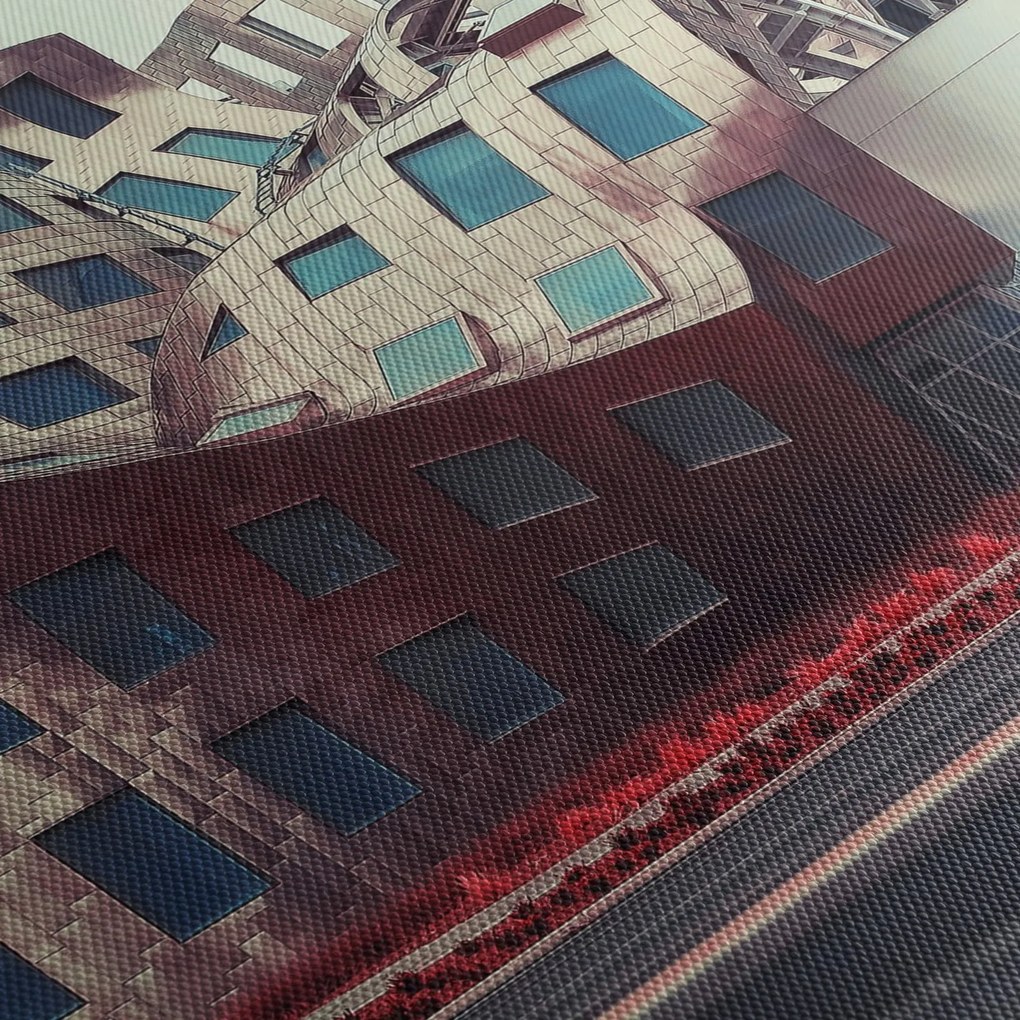 Kép - építészeti épület (120x50 cm)