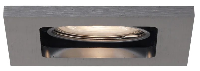 6 darabos modern süllyesztett spotlámpa készlet, fegyverszürke, GU10, 50mm, kerek, dönthető - Qure