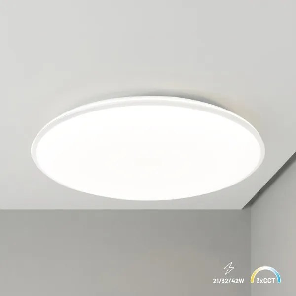 LED mennyezeti lámpatest HUGO LED/21/32/42W/230V 3000/4000/6500K átm. 45 cm IP54 fehér