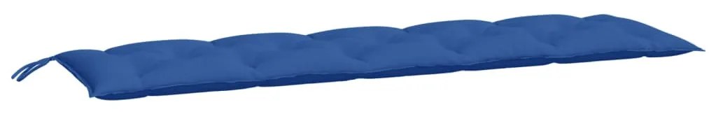 2 db kék oxford szövet kerti padpárna 180 x 50 x 7 cm