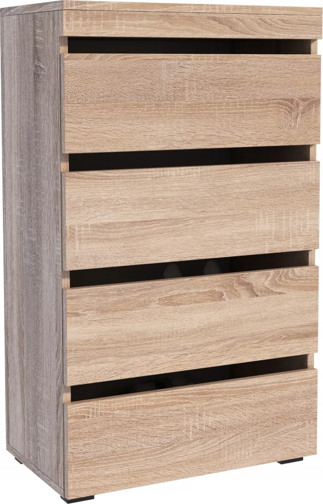 Cipősszekrény Figaro sonoma 60cm cipőspolc nagy gardrób előszoba