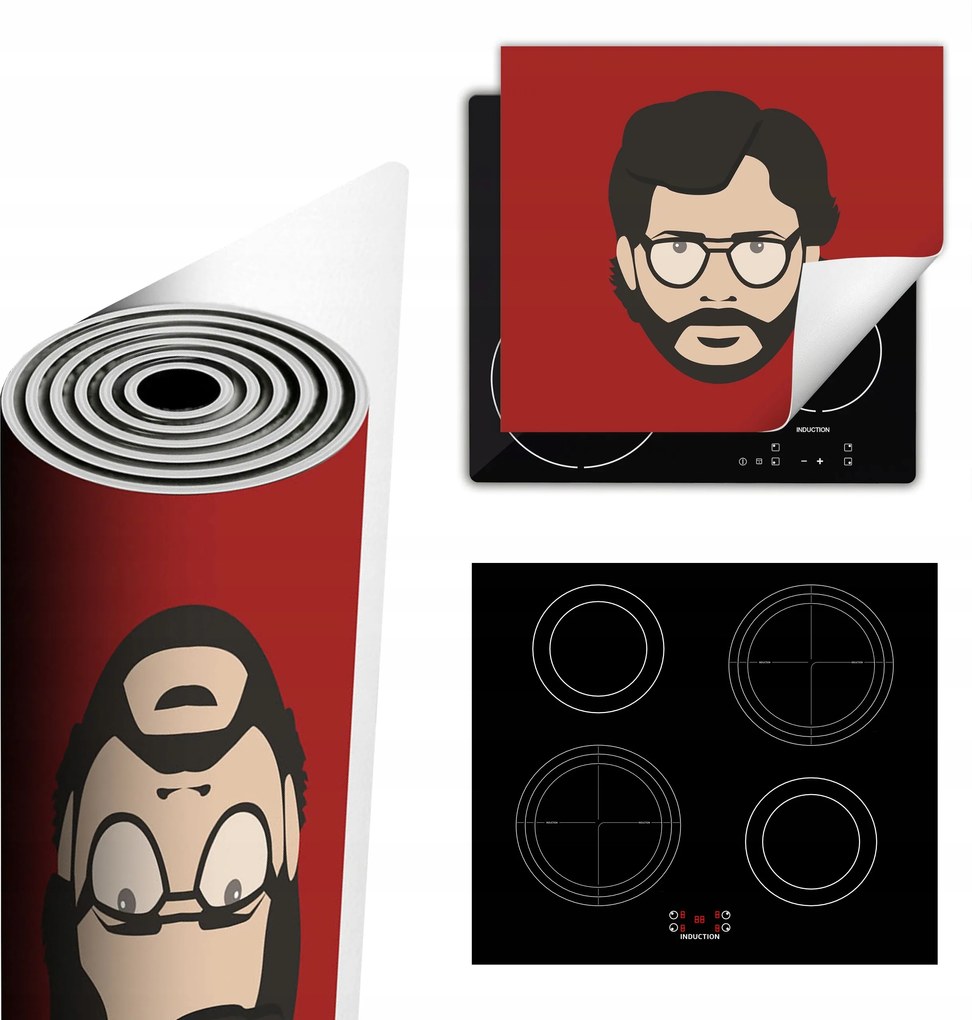 Tűzhelyvédő Szőnyeg Több Hely 60x52 Papír ház