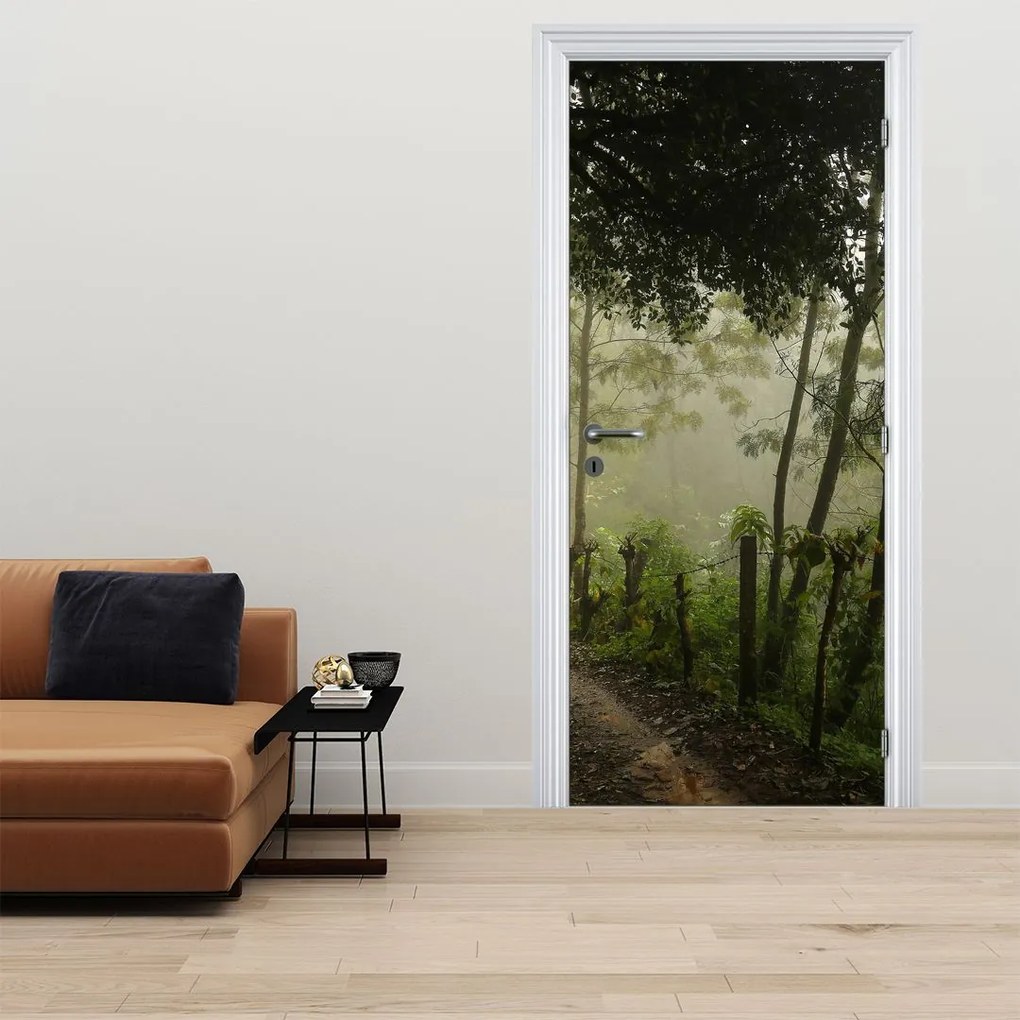 Fotótapéta ajtóra - Reggeli köd (95x205cm)