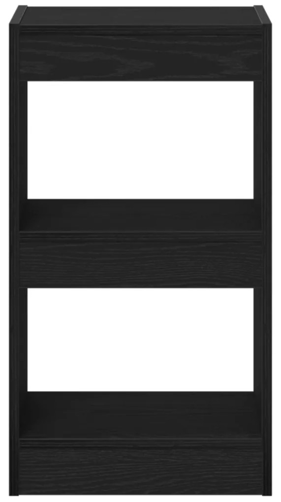 Könyvespolc/Szoba elválasztó Fekete Tölgy 40x30x71,5 cm