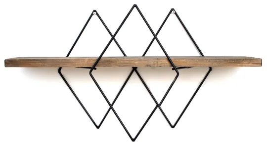 Fali polc 36x60 cm fenyő