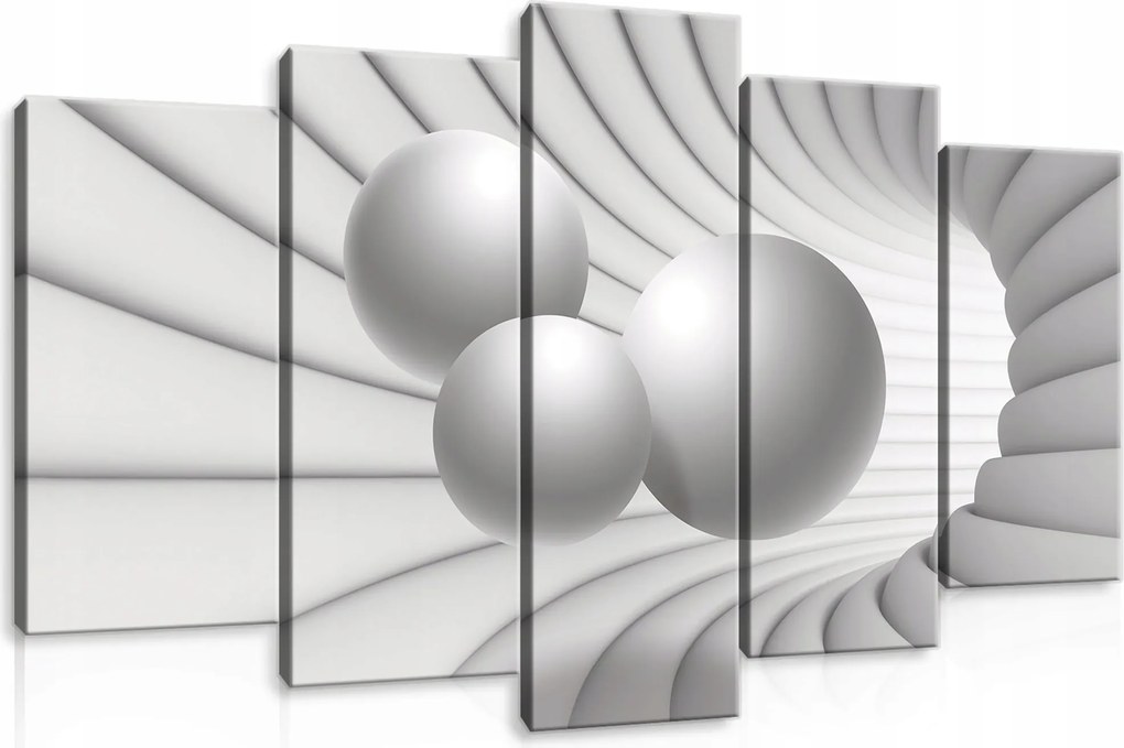 Vászonkép Loft Gömbök 5 Részes Nagy Vászon Fal Hálószoba Nappali 100x60