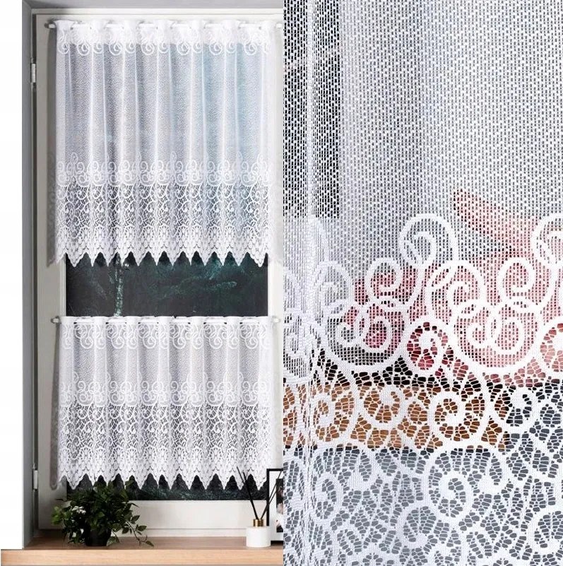 Függöny Violetta mintás 300x50cm (szegélyekkel)