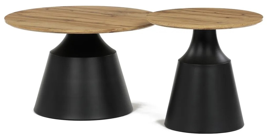 F4150 ART konferenciaasztal-készlet, tölgyfa, 2 db