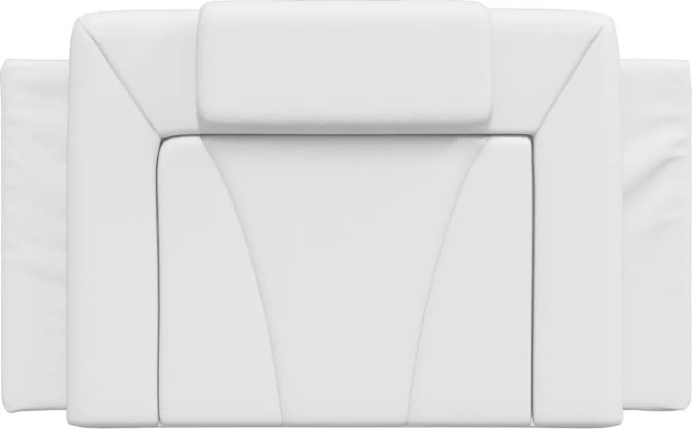 fehér műbőr fejtámla párna Viana 90 cm