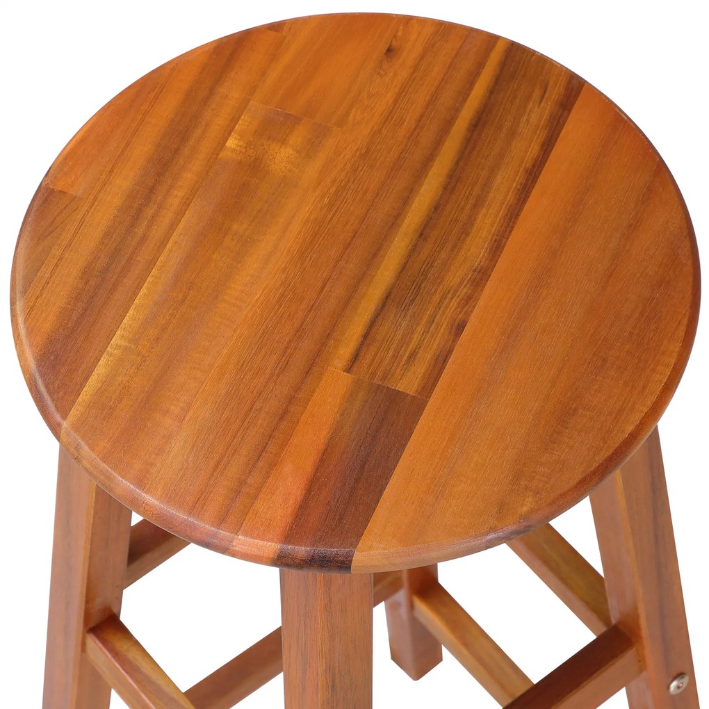 Casaria OSLO bárszék, 2 db, 34x76cm, természetes barna