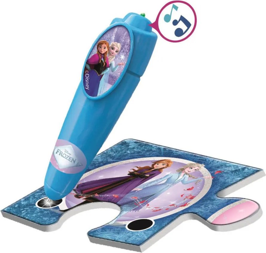 Disney Jégvarázs Ice Kingdom interaktív 24 db-os puzzle Clementoni