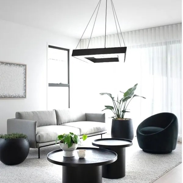 LED Csillár zsinóron LED/40W/230V 4000K 60x60 cm