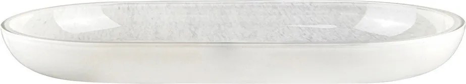 Üveg dekoratív tálca 14x25,5 cm Opal – Mette Ditmer Denmark