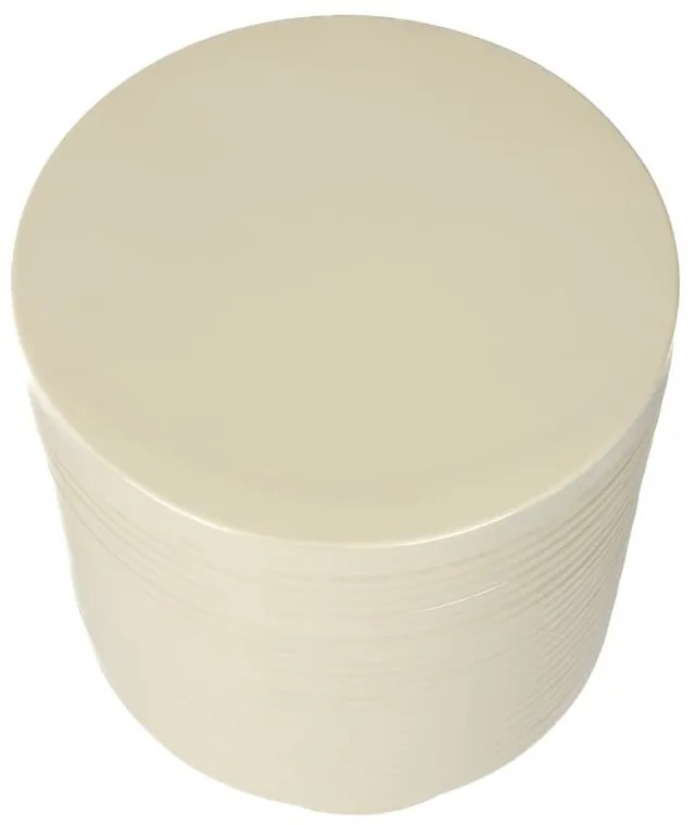 Fém kerek tárolóasztal ø 35 cm Sven – White Label