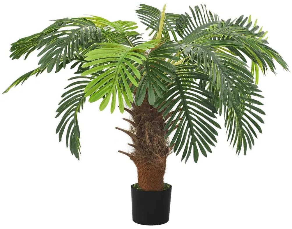 zöld cserepes műcikászpálma 90 cm