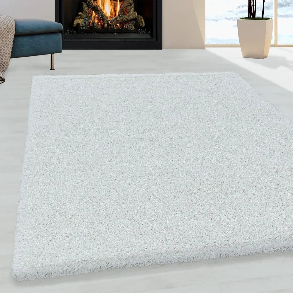 Fehér szőnyeg 80x150 cm Fluffy – Ayyildiz Carpets