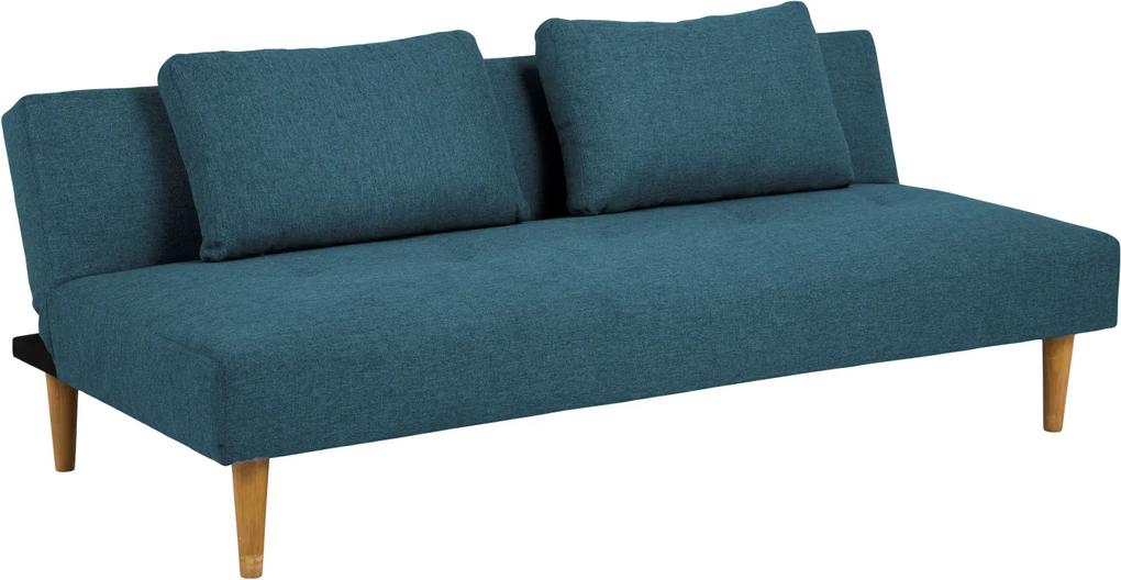Stílusos kanapéágy Amya 180 cm petrol zöld - tölgy