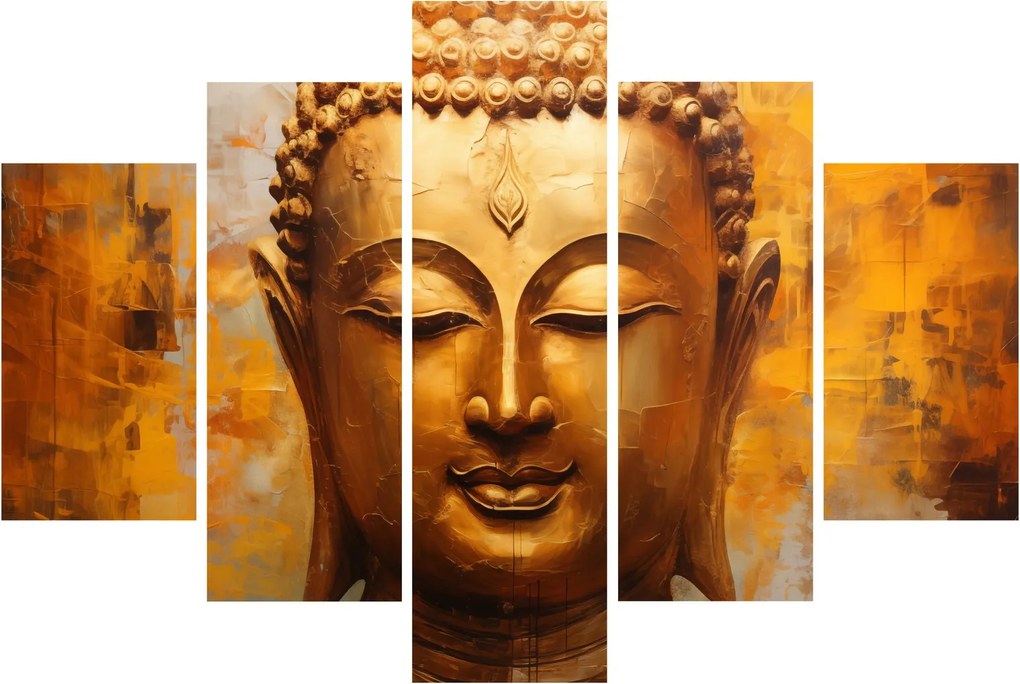 Kép - Buddha, olajfestmény (150x105 cm)
