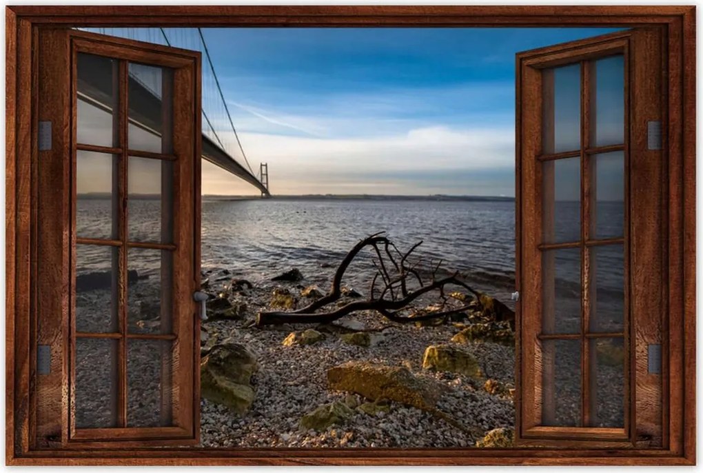 Poszterek 90x60 Nyugalom a híd alatt