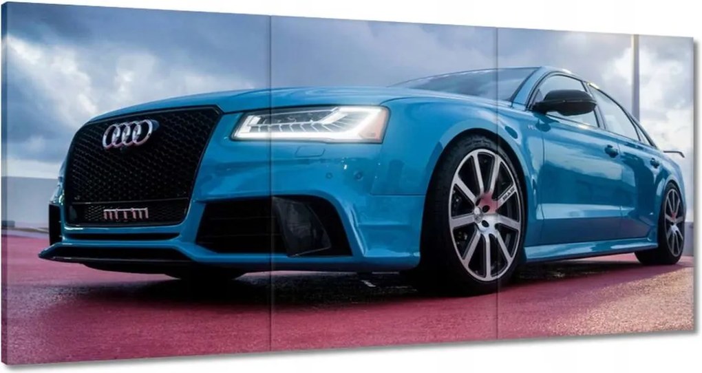 Vászonkép 60x30 Kék Audi