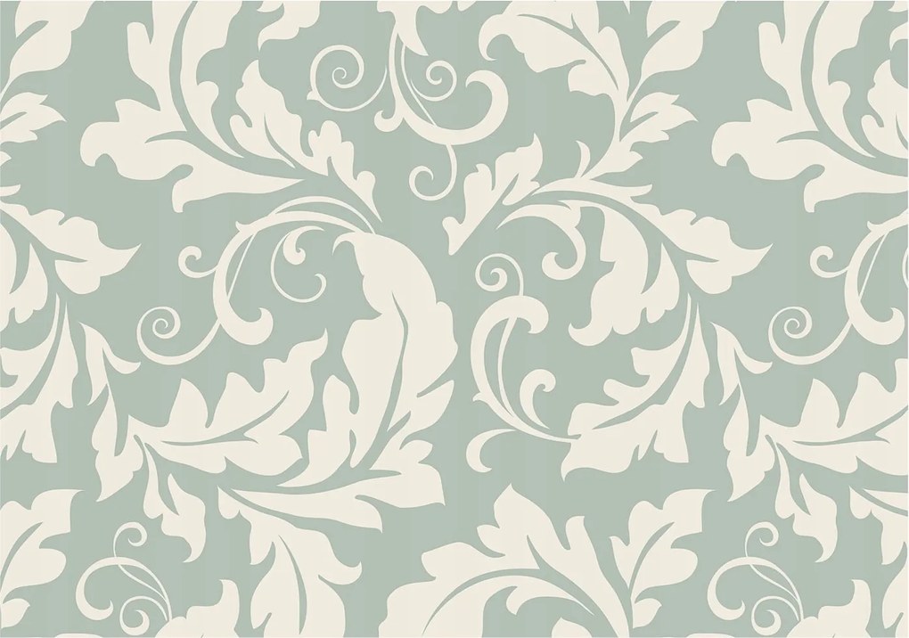 Matt Fotótapéta Flizelin Falra Dekoratív levelek 312x219 Ragasztó