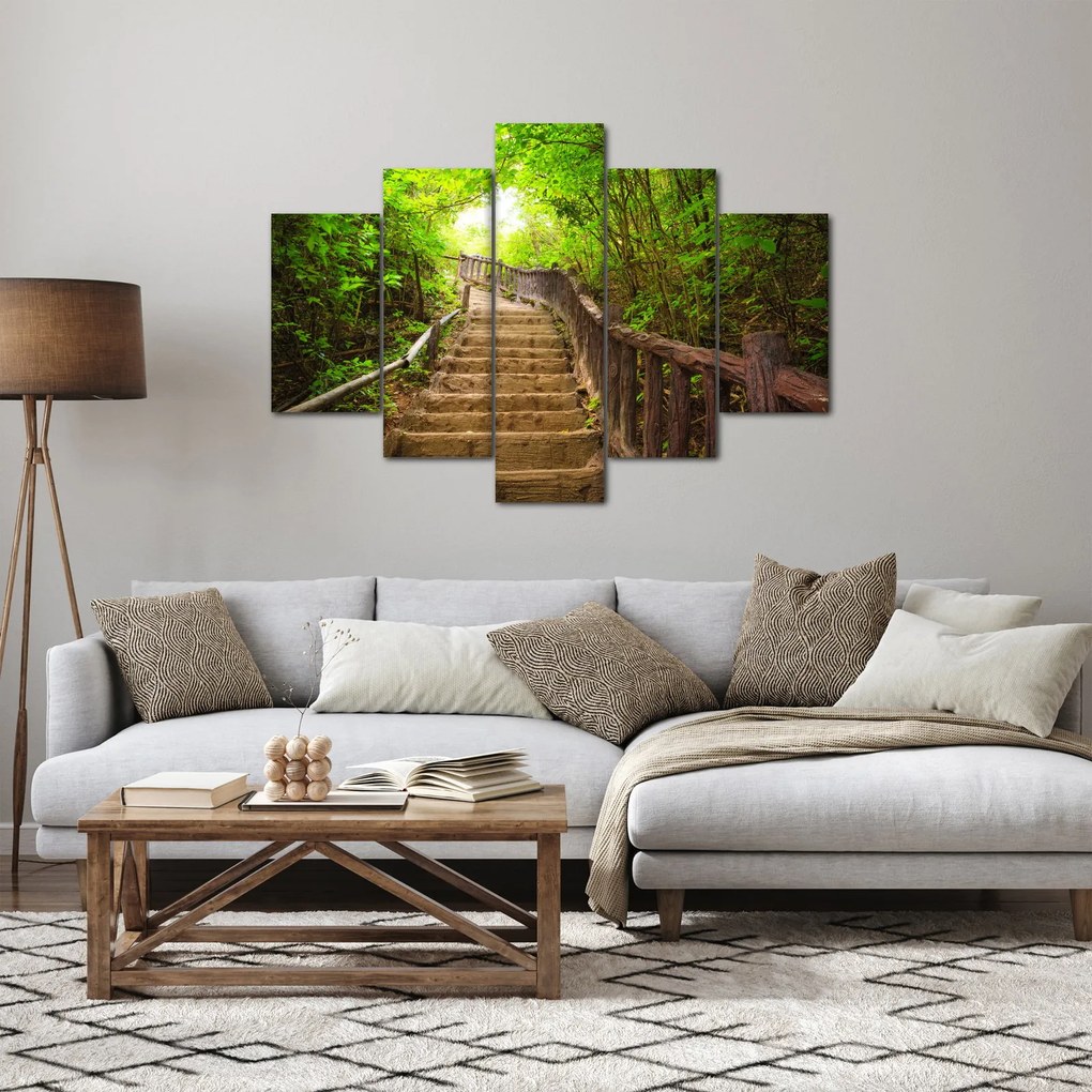 Kép - Lépcsők a természetben (150x105 cm)