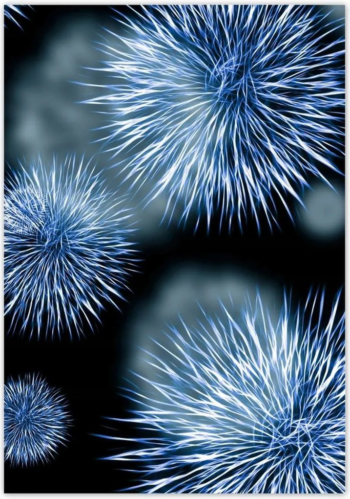 Poszterek 70x100 Vírus Baktériumok Makro