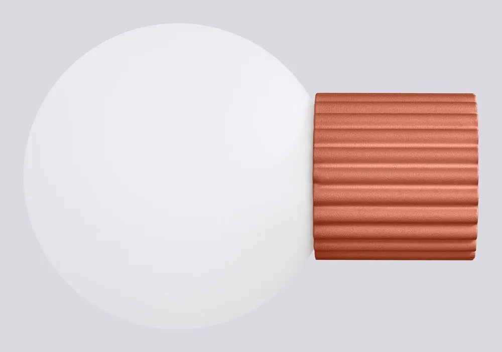 Narancssárga fali lámpa ø 12 cm Orbital – Sollux