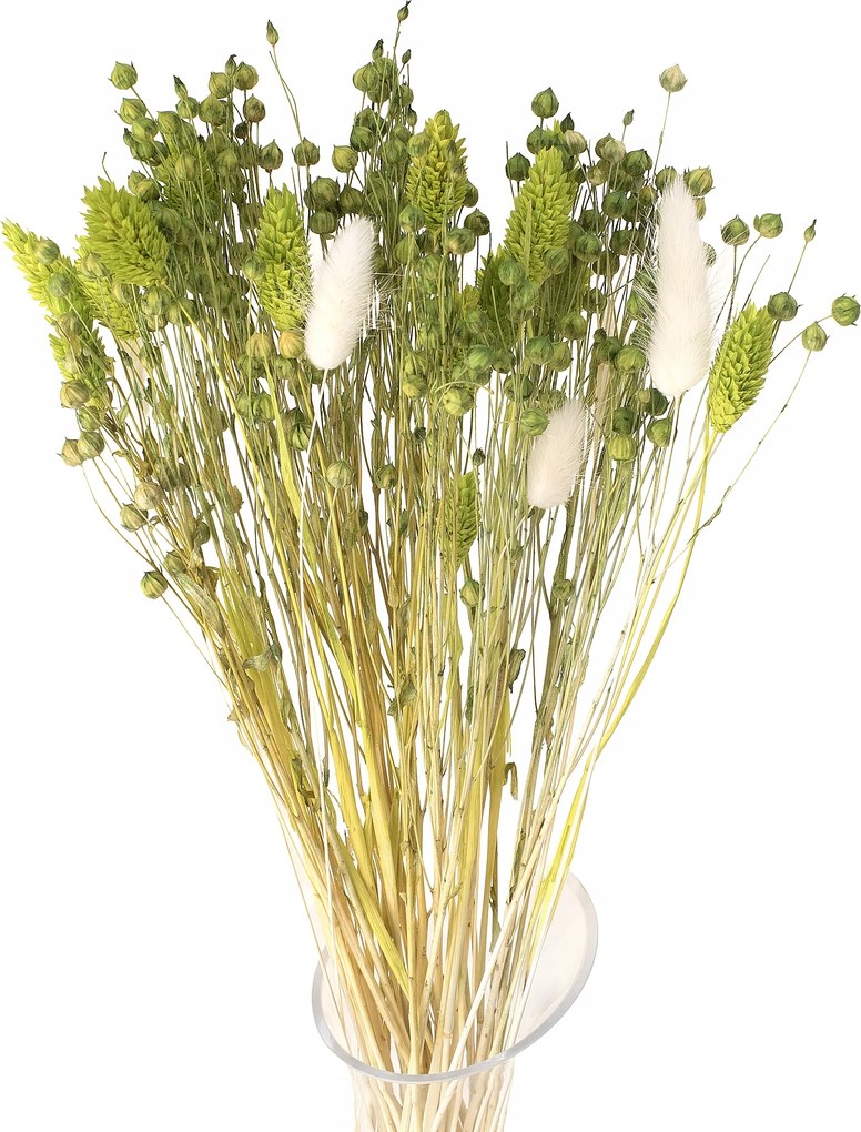 Szárított virágcsokor vázához Green roz.S csokor vázához