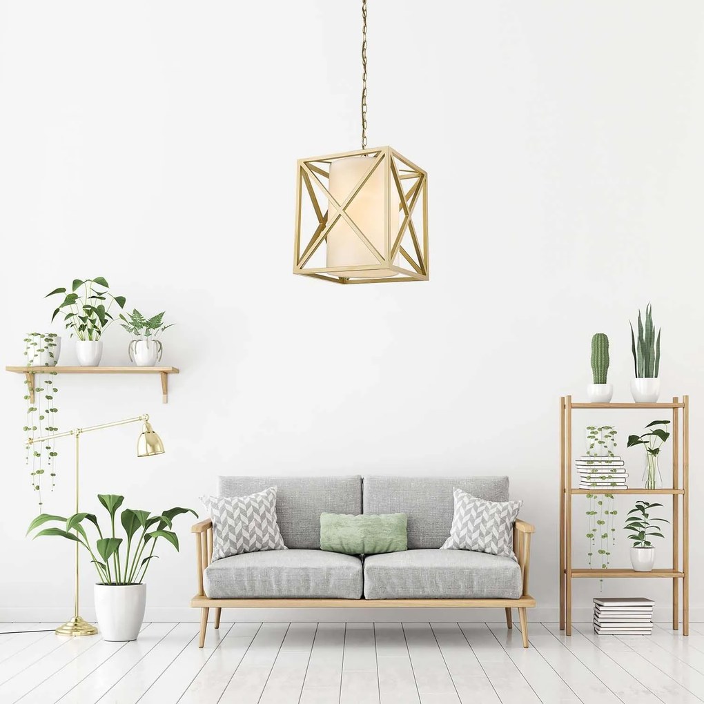 Cosmolight modern függeszték new york ekrü arany cosp01403au-wh