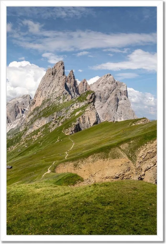 Poszterek keretben 40x60 Egy nap a hegyekben Hegyek Kilátás