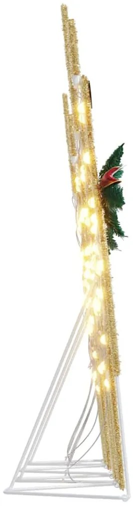 LED rénszarvasok 4 pcs Arany szövet