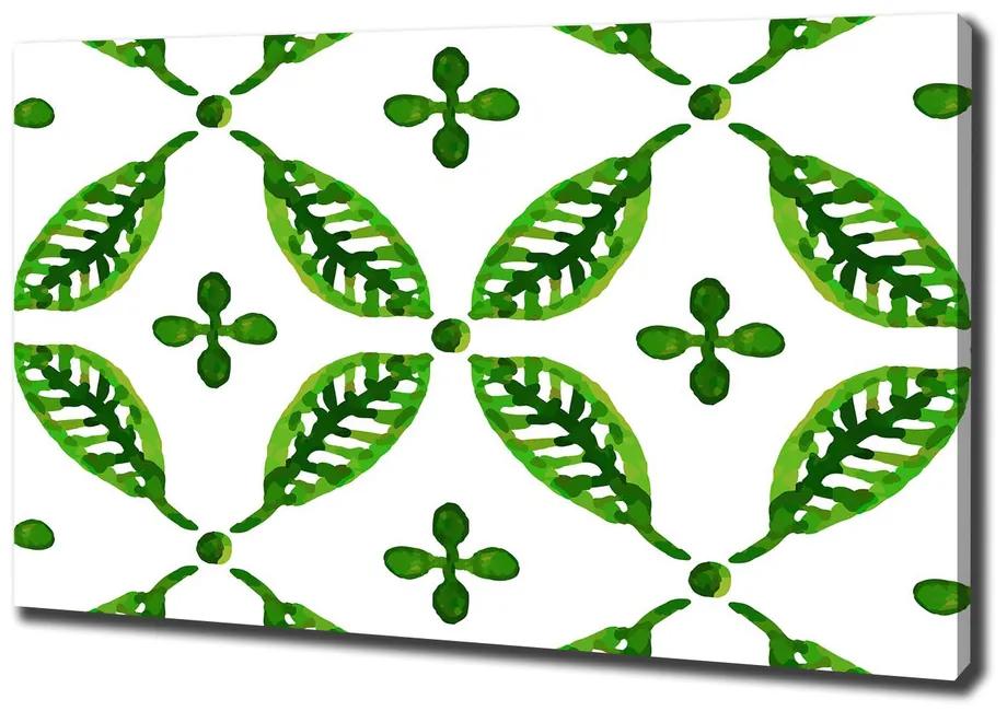 Fali vászonkép Zöld levelek pl-oc-100x70-f-95994789