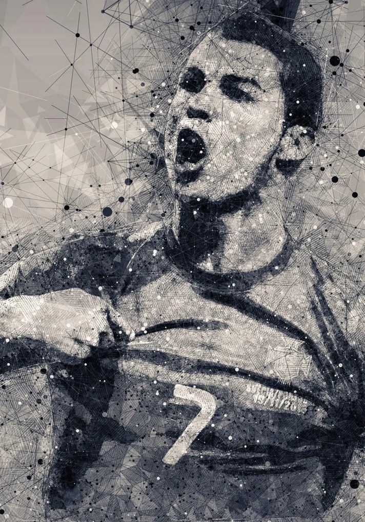 Poszter, CR7, Cristiano Ronaldo, Portugália